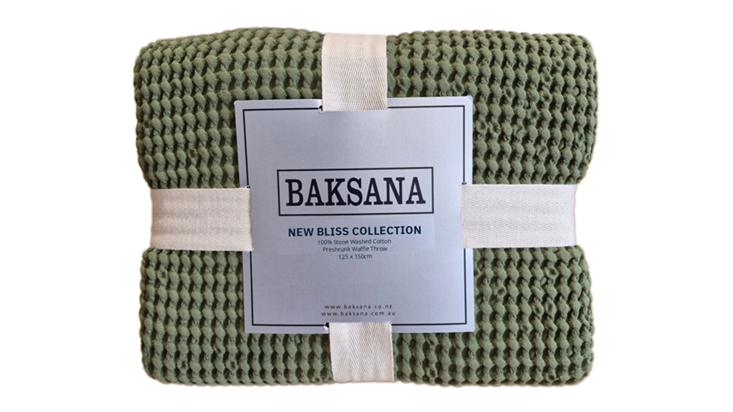 New Bliss Throw in a stylish olive colour